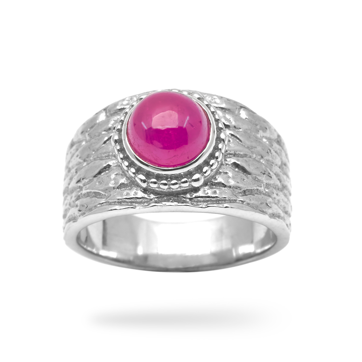 Bague rubis argent Jane